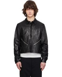 Rick Owens - Temple Tour Alice Leather Overshirt - Lyst