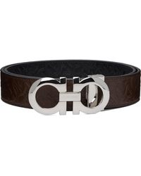 Ferragamo - Gancini Adjustable & Reversible Belt - Lyst