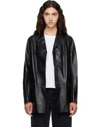 Loulou de Saison - Nari Straight Leather Jacket - Lyst