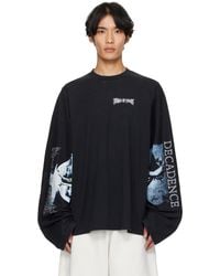 Vetements - Cradle Of Filth 'Decadence' Cut-Up Longsleeve T-Shirt - Lyst