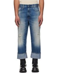 R13 - Cuffed X-Boyfriend Jeans - Lyst