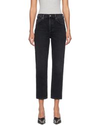 Agolde - Riley Crop Jeans - Lyst