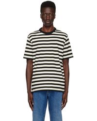 PS by Paul Smith - White & Black Striped T-shirt - Lyst