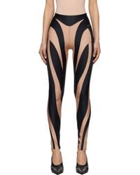 Mugler - Spiral Leggings - Lyst