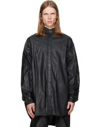 Julius - Coated Big Shirt - Lyst