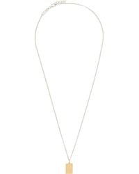 Maison Margiela - Numeric Diamond Pendant Necklace - Lyst