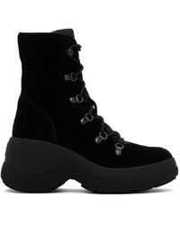Moncler - Black Resile Trek Boots - Lyst