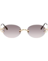 Cartier - Classic C Motif Sunglasses - Lyst