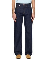 CASABLANCA - Selvedge Embroidered Laurel Jeans - Lyst