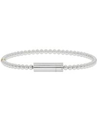 Le Gramme Silver And Gold Polished Le 11 Grammes Beads Bracelet - Metallic