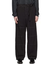 Lemaire - Black Judo Trousers - Lyst