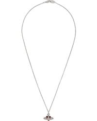 Vivienne Westwood - Diamante Heart Pendant Necklace - Lyst