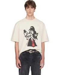 Amiri - Off- Smoking Wolf Skate T-Shirt - Lyst