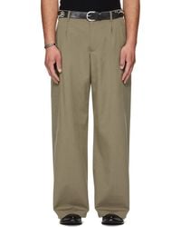 Our Legacy - Khaki Bridge Chino Trousers - Lyst