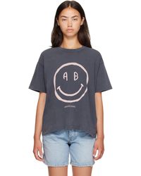 Anine Bing - Cade Smiley T-Shirt - Lyst