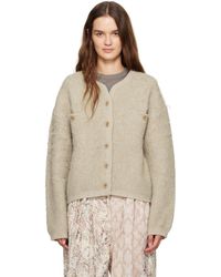 OPEN YY - Shaggy Cardigan - Lyst