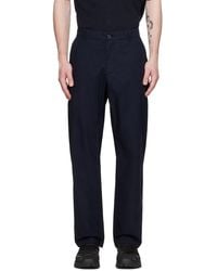 Norse Projects - ネイビー Andersen トラウザーズ - Lyst