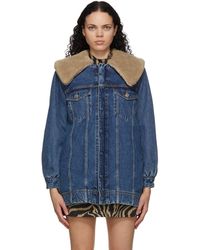 ganni wayne denim jacket