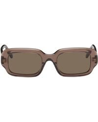 Loewe - Rectangular Slim Sunglasses - Lyst