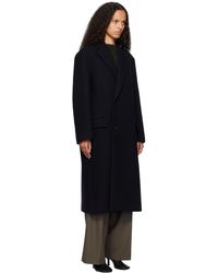 AURALEE Cashmere Wool Mosser Soutien Collar Coat in Black | Lyst AURALEE Cashmere Wool Mosser Soutien Collar Coat in Black | Lyst