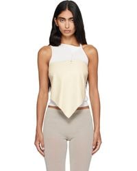 Paloma Wool - Off- Alba Belt Leather Top - Lyst
