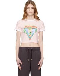 CASABLANCA - Short Sleeve T-Shirt - Lyst