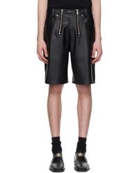 GmbH - Zoran Faux-leather Shorts - Lyst
