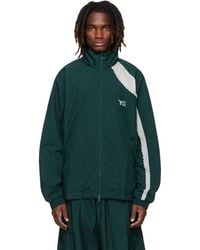 Y-3 - Raw Edge 3 Stripes Nylon Shell Jacket - Lyst