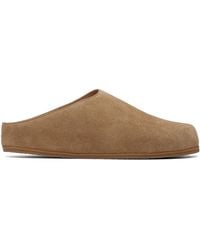 Studio Nicholson - Wearing Nabuk Clog Flats - Lyst