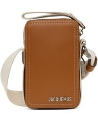 Jacquemus - Brown & Beige Le Chouchou 'le Cuerda Vertical' Bag - Lyst