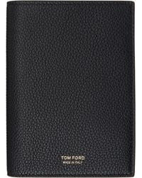 Tom Ford - Soft Grain Leather T Line Passport Holder - Lyst