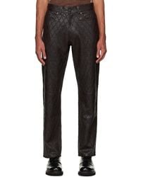 Cmmn Swdn - Billy Leather Jeans - Lyst
