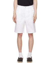 BOSS - Cotton Twill Relaxed-Fit Shorts - Lyst