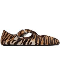 Alaïa - Criss Cross Ballerina Flats - Lyst