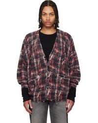 R13 - Printed Oversized Cardigan - Lyst