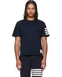 Thom Browne - Milano Cotton 4-Bar T-Shirt - Lyst
