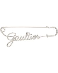 Jean Paul Gaultier - シルバー The Gaultier ブローチ - Lyst