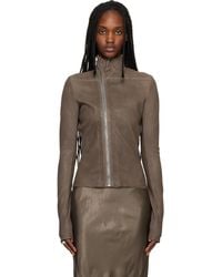 Rick Owens - Temple Gary Leather Jacket - Lyst