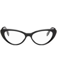 Fendi - Black Cat-eye Glasses - Lyst