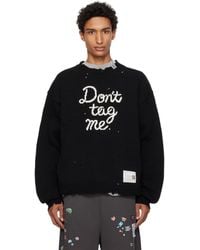 Maison Mihara Yasuhiro - 'Don'T Tag Me' Jacquard Knit Sweater - Lyst