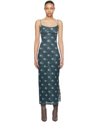Miaou - Robe longue thais bleue - Lyst