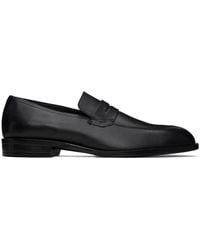 BOSS - Leather Loafers - Lyst