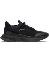 BOSS - Ttnm Evo Knitted Upper Sneakers - Lyst