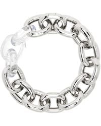 Sacai - Silver Big Chain Necklace - Lyst