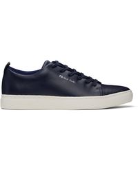 PS by Paul Smith - Navy Leather Lee Sneakers - Lyst