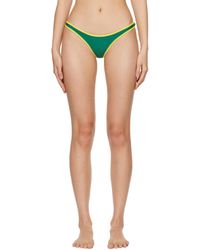 Miaou - Green & Yellow Gina Bikini Bottom - Lyst
