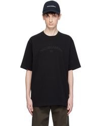 Dolce & Gabbana - T-shirt noir à logo modifié imprimé - Lyst