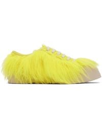 Marni - Ssense Exclusive Yellow Pablo Sneakers - Lyst