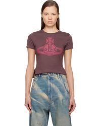 Vivienne Westwood - バーガンディ Paris Orb Peru ミニTシャツ - Lyst