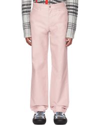 JW Anderson - Pink Five-pocket Trousers - Lyst